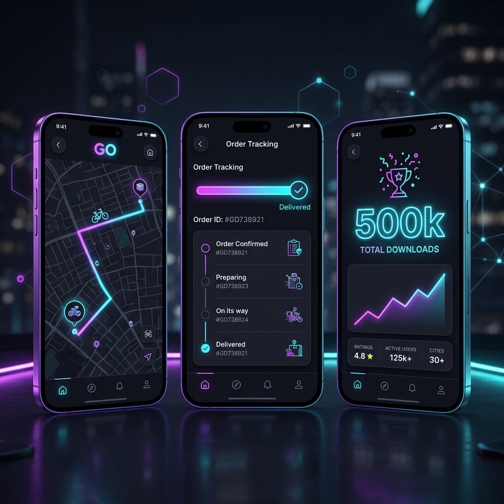 A Delivery App That Hit 500k Downloads